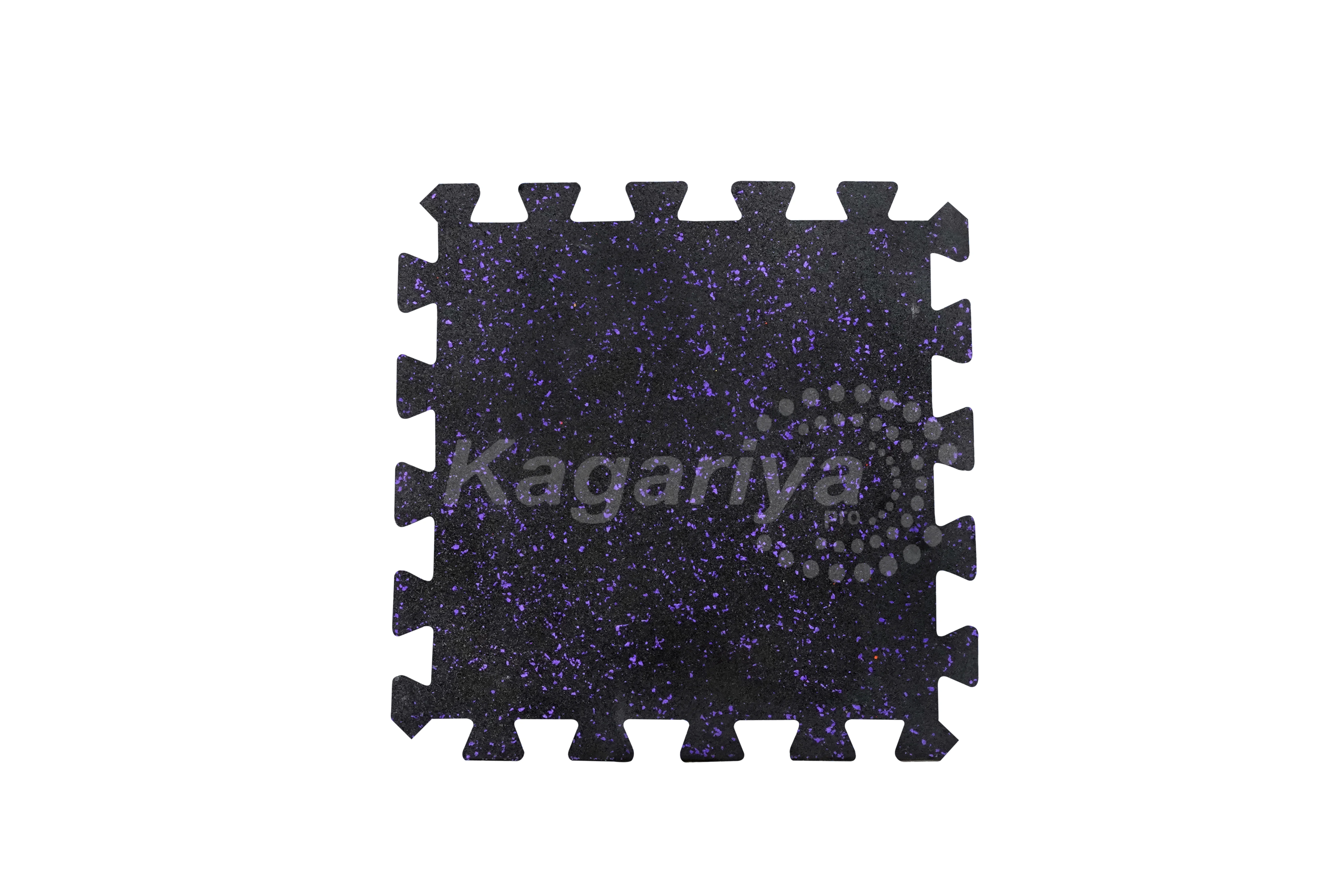 Laminated Interlocking Rubber Tile color variation