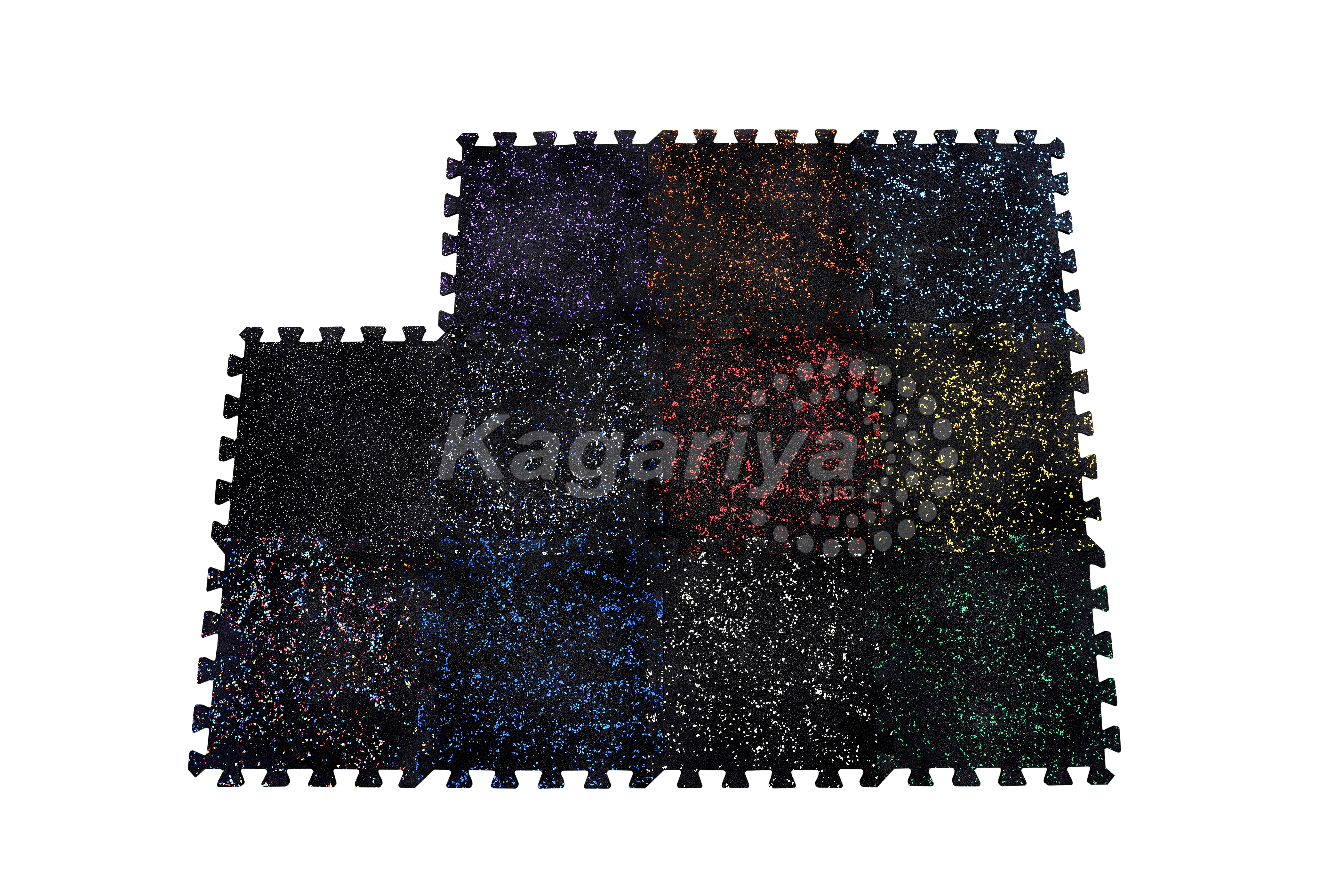 Premium EPDM Interlocking Tile installation