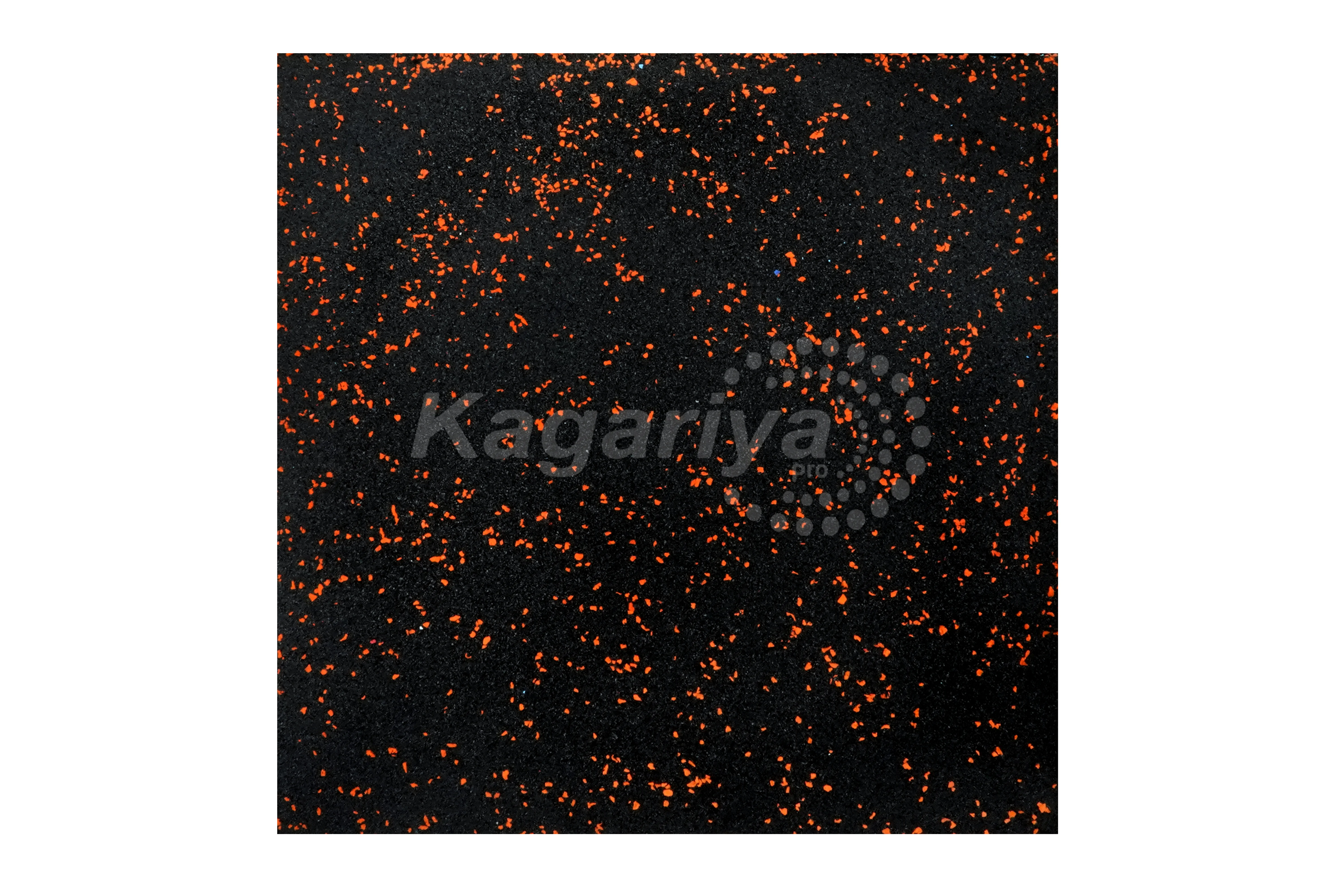 Premium EPDM Rubber Tile orange color